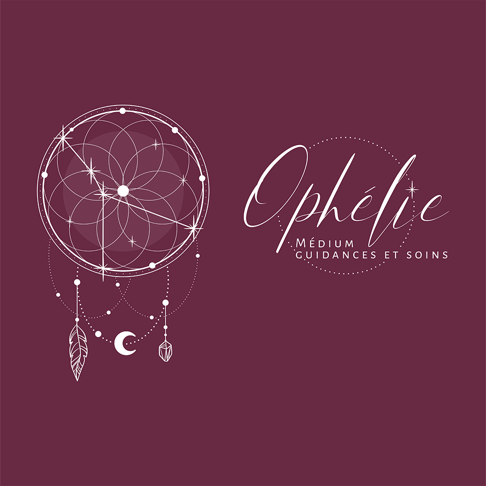 Variante Logo Ophélie réalisé par la sorcière graphique