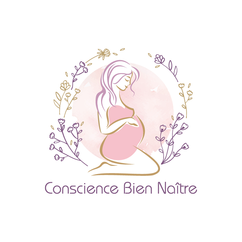 Logo Conscience Bien Naitre réalisé par La Sorcière Graphique