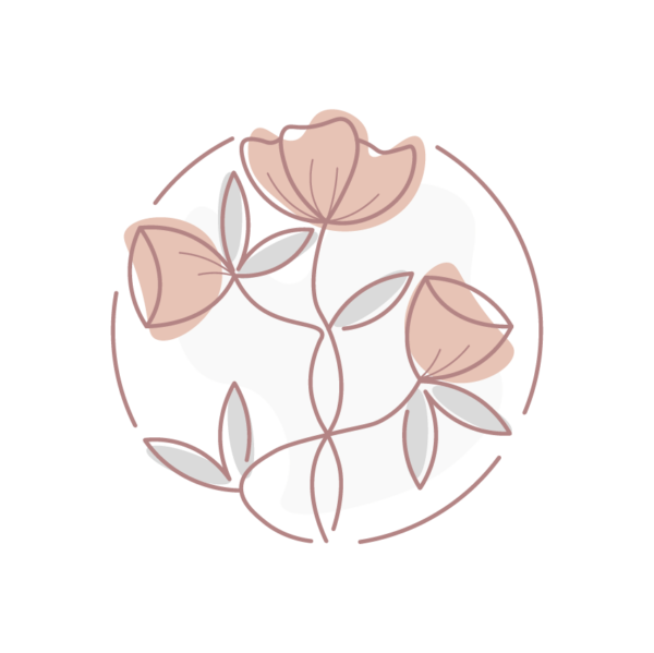 logo fleur de vie coquelicot
