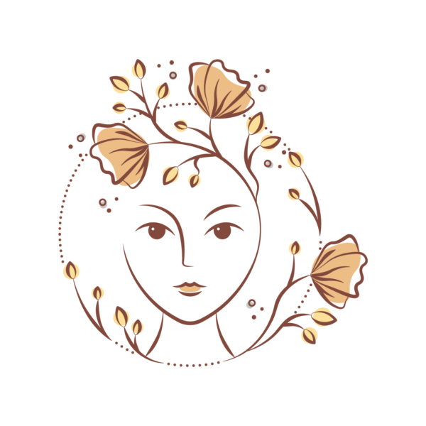 logo féminin sacré spiritualité holistique