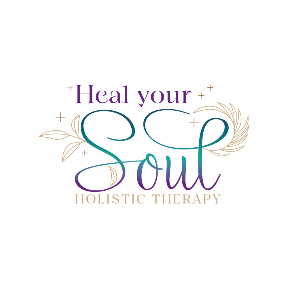 Logo Heal your Soul réalisé par La Sorcière Graphique, graphiste holistique 56