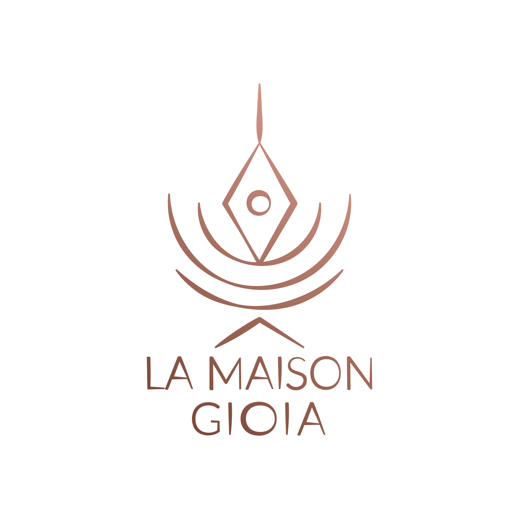 Logo La Maison Gioia - réalisé par La Sorcière Graphique, webdesigner spirituelle