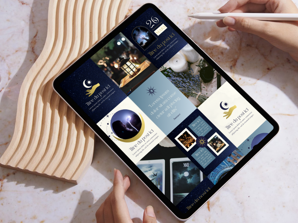 Templates Canva - Les astros
