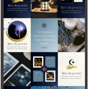 Templates Canva Nyx - modèles instagram spiritualité