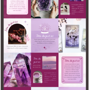 Templates Canva Lunaria - modèles instagram spiritualité