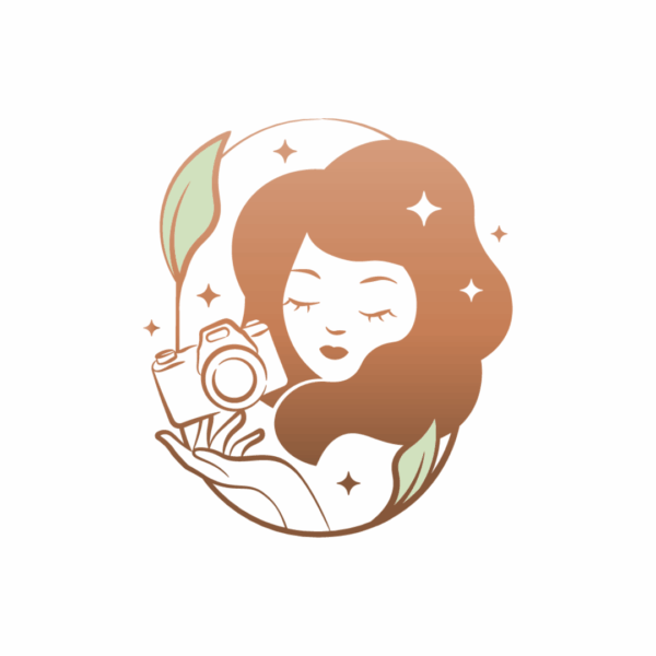 Logo photographe La Sorcière graphique spiritualité ésotérisme magie