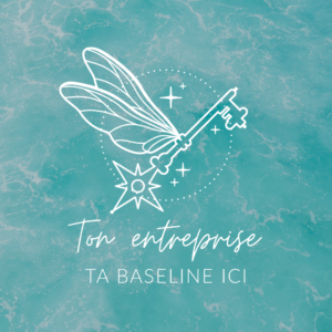 Logo clé volante La Sorcière graphique spiritualité ésotérisme magie