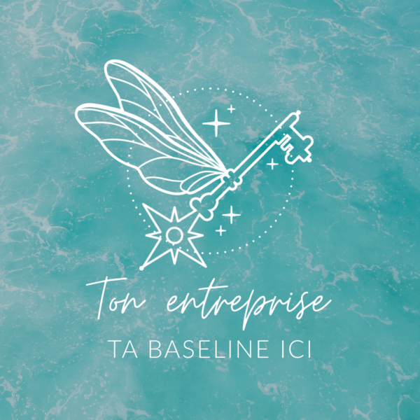 Logo clé volante La Sorcière graphique spiritualité ésotérisme magie