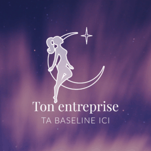 Logo danse lunaire La Sorcière graphique spiritualité ésotérisme magie