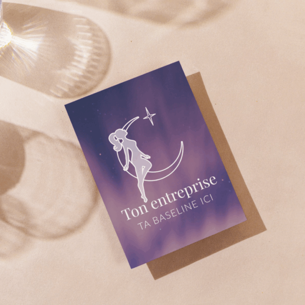 Logo danse lunaire La Sorcière graphique spiritualité ésotérisme magie