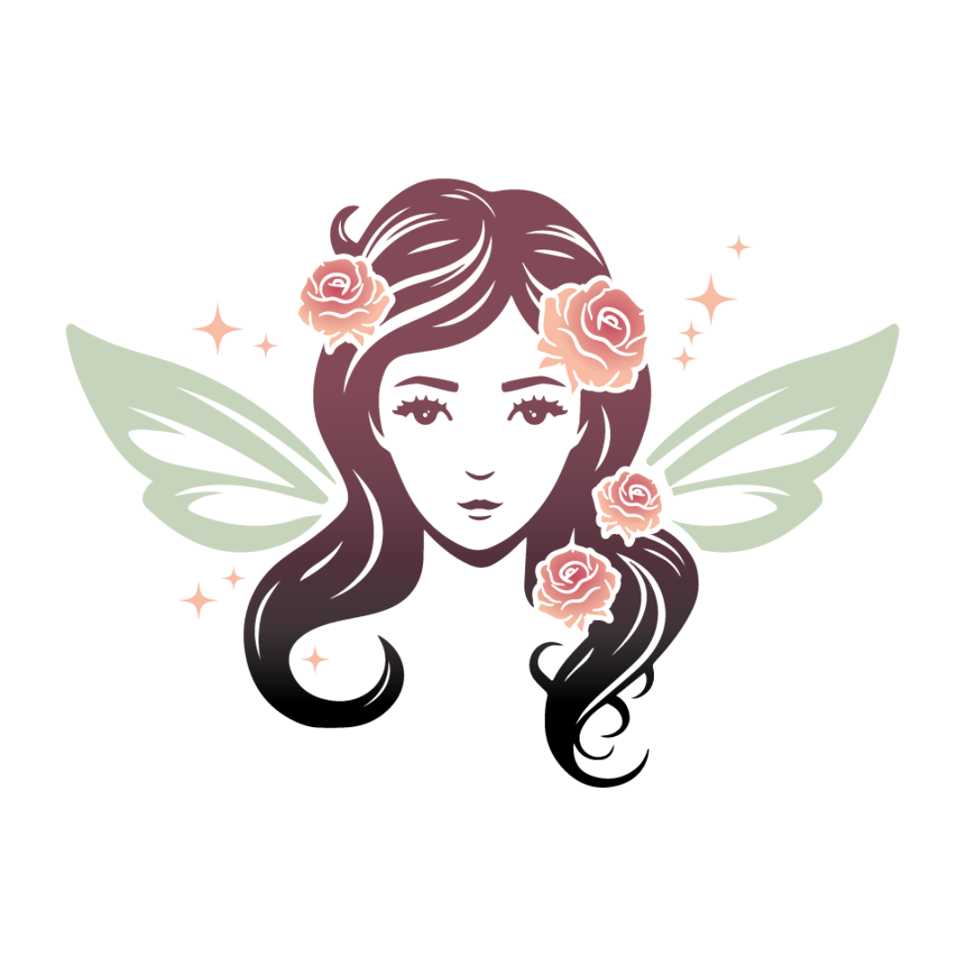 Logo fée La Sorcière graphique spiritualité ésotérisme magie