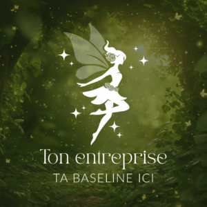 Logo fée La Sorcière graphique spiritualité ésotérisme magie