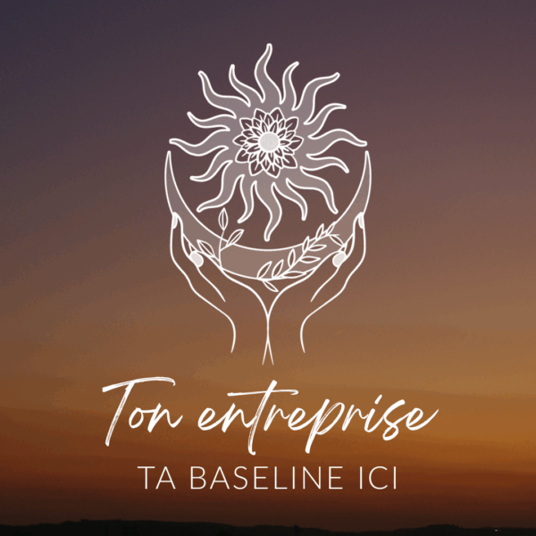 Logo soleil lune La Sorcière graphique spiritualité ésotérisme magie