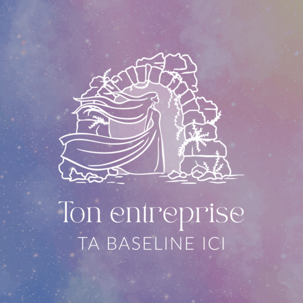 Logo arche féerique La Sorcière graphique spiritualité ésotérisme magie