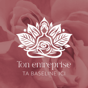 Logo femme fleur La Sorcière graphique spiritualité ésotérisme magie